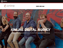 Tablet Screenshot of ionline.com.au