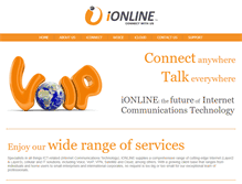 Tablet Screenshot of ionline.co.za